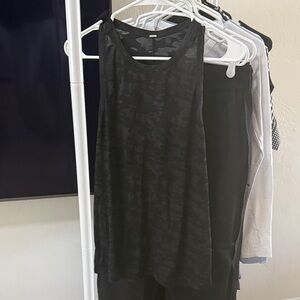 lululemon athletica Black Sleeveless Performance Tank